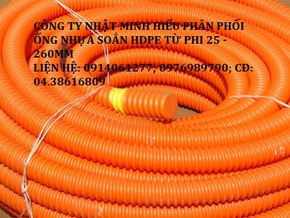 Ống nhựa gân xoắn HDPE Nhật Minh Hiếu Ø160/125